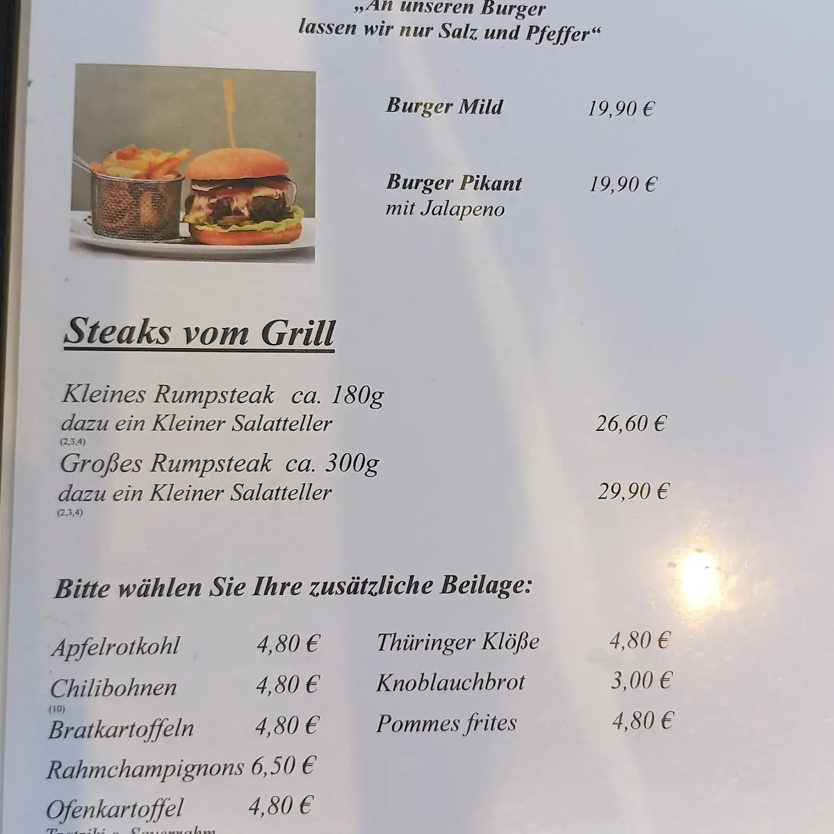 Speisekarte photo 5