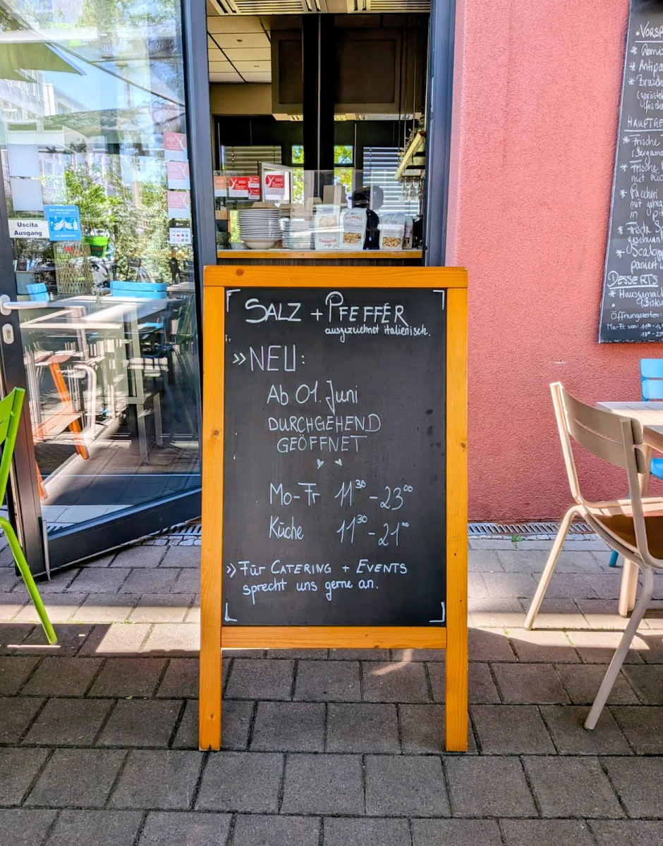 Speisekarte, Salz & Pfeffer