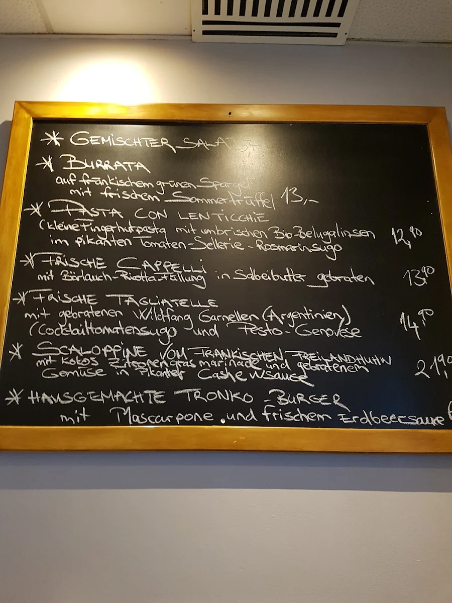 Speisekarte, Salz & Pfeffer
