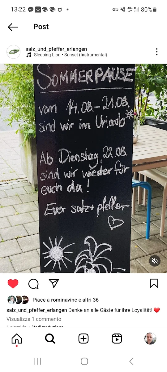 Speisekarte, Salz & Pfeffer