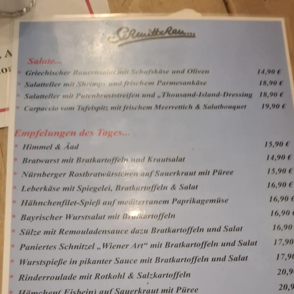 Speisekarte photo 8