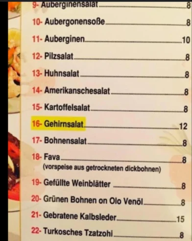 Speisekarte photo 3