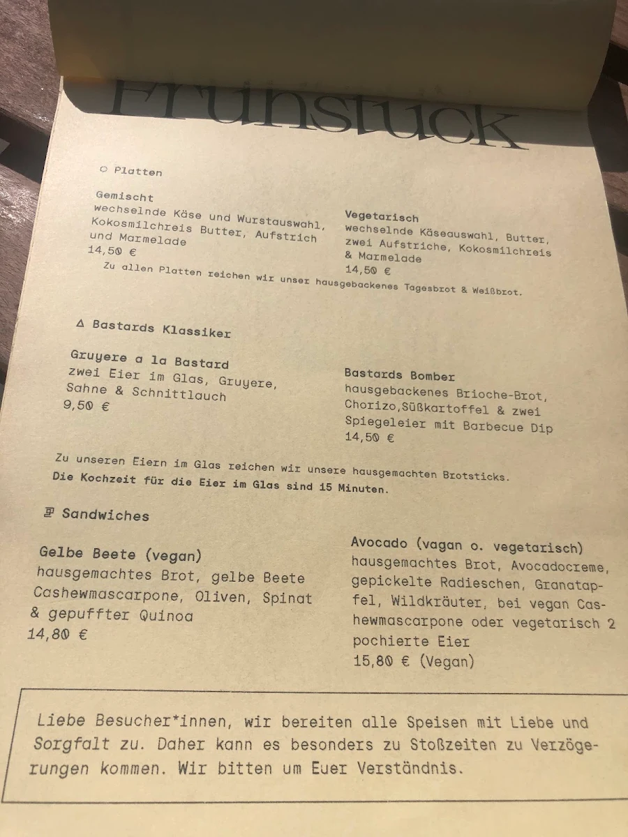 Speisekarte photo 1