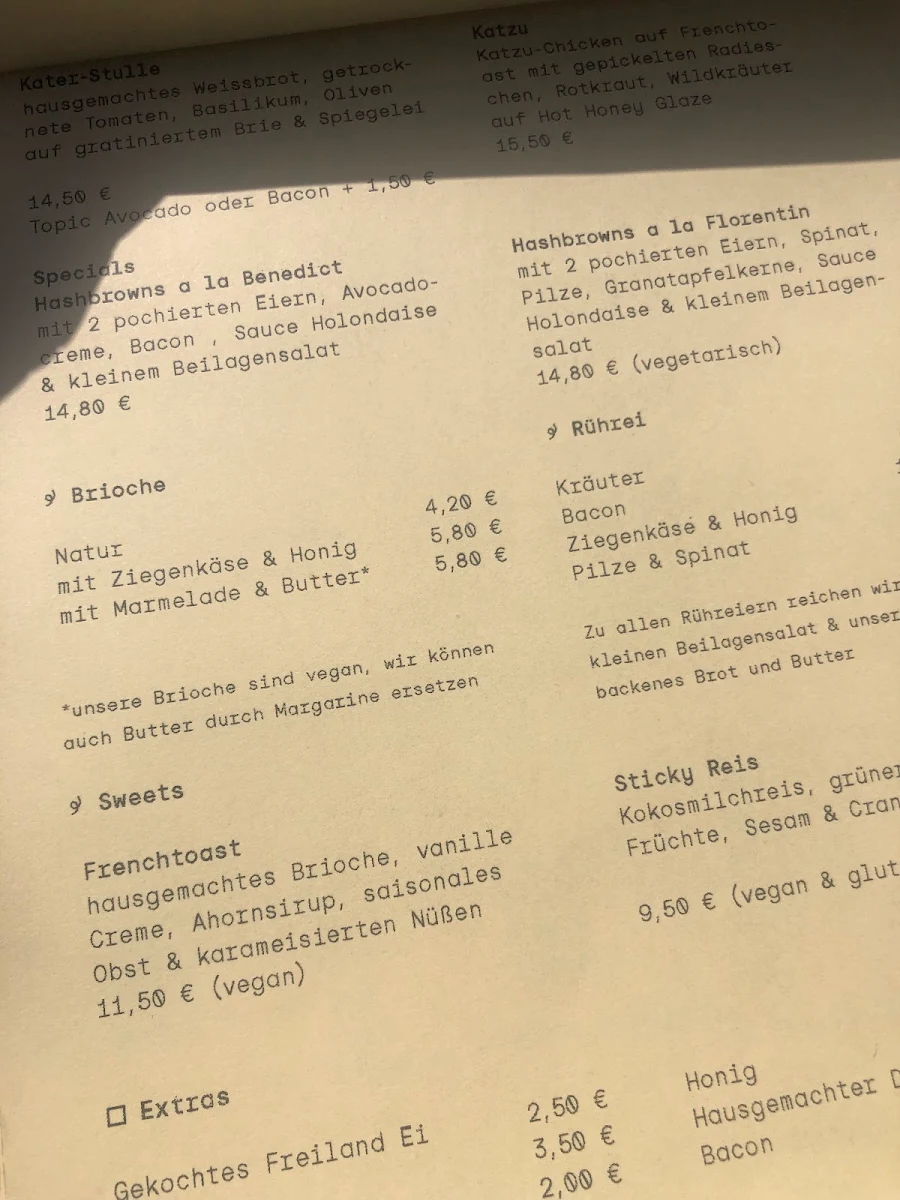 Speisekarte photo 2