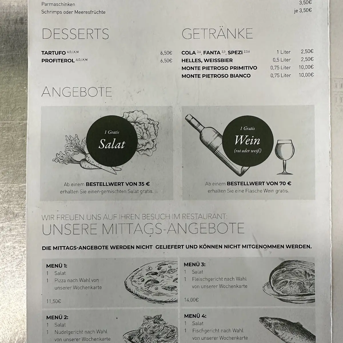 Speisekarte photo 5