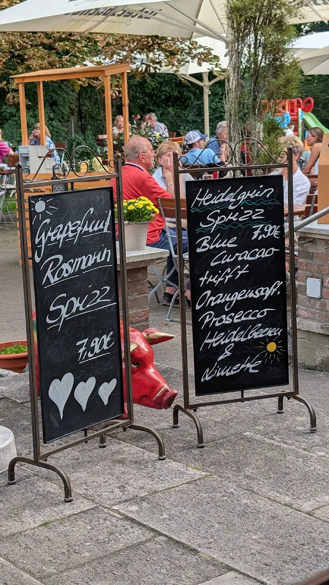 Speisekarte, Restaurant Waldgaststätte Friedenau