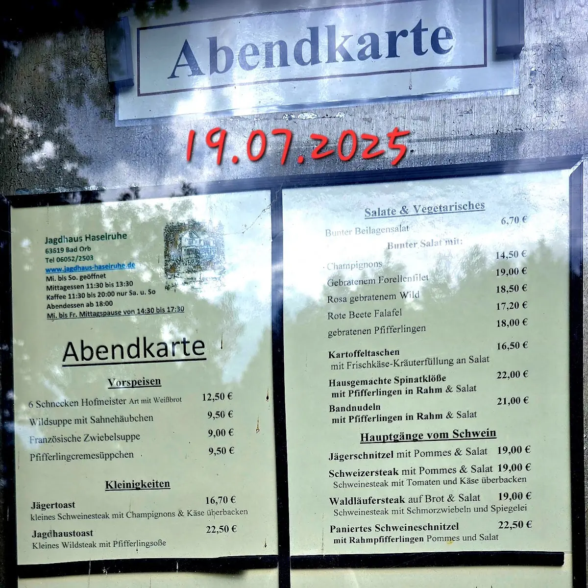 Speisekarte photo 1