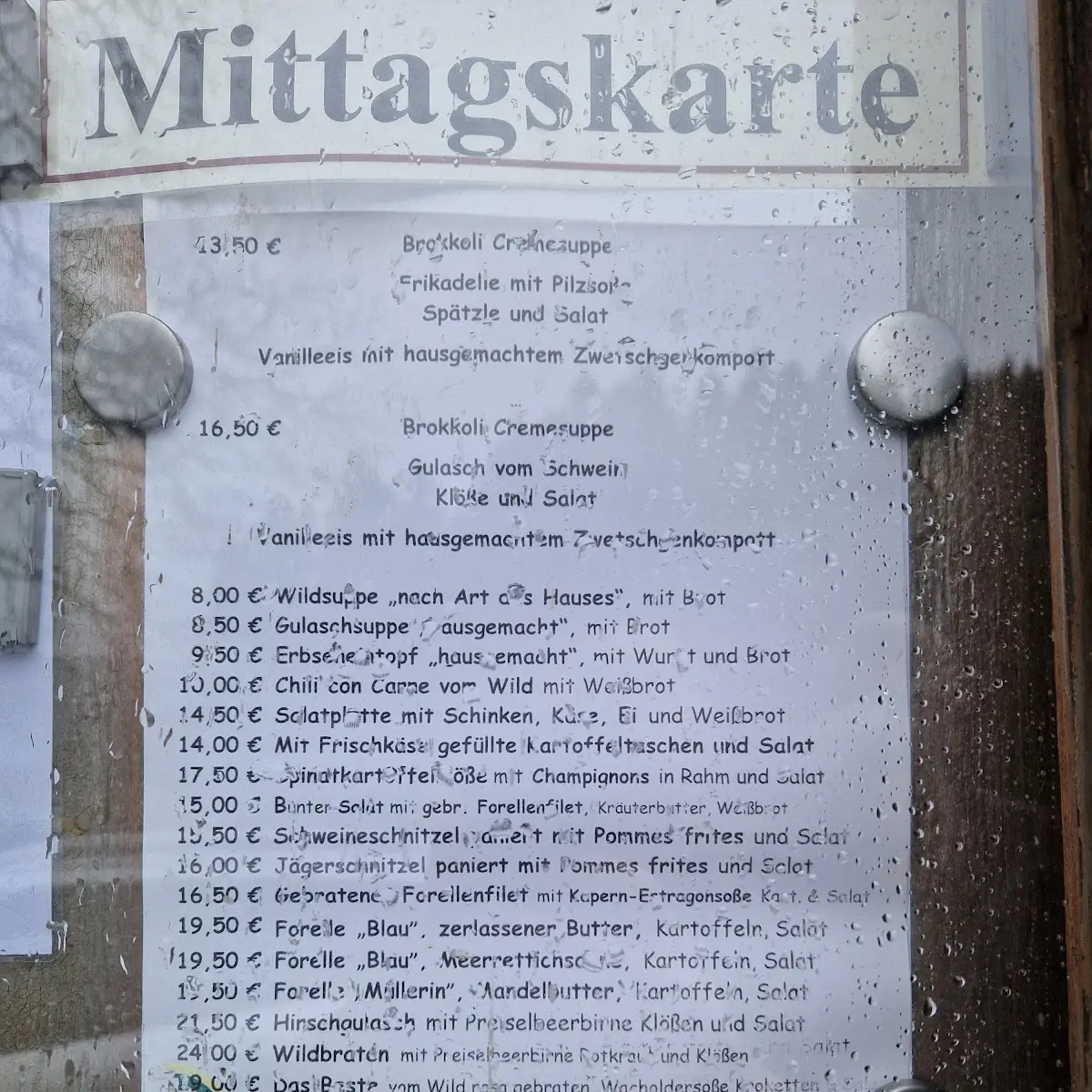 Speisekarte photo 5