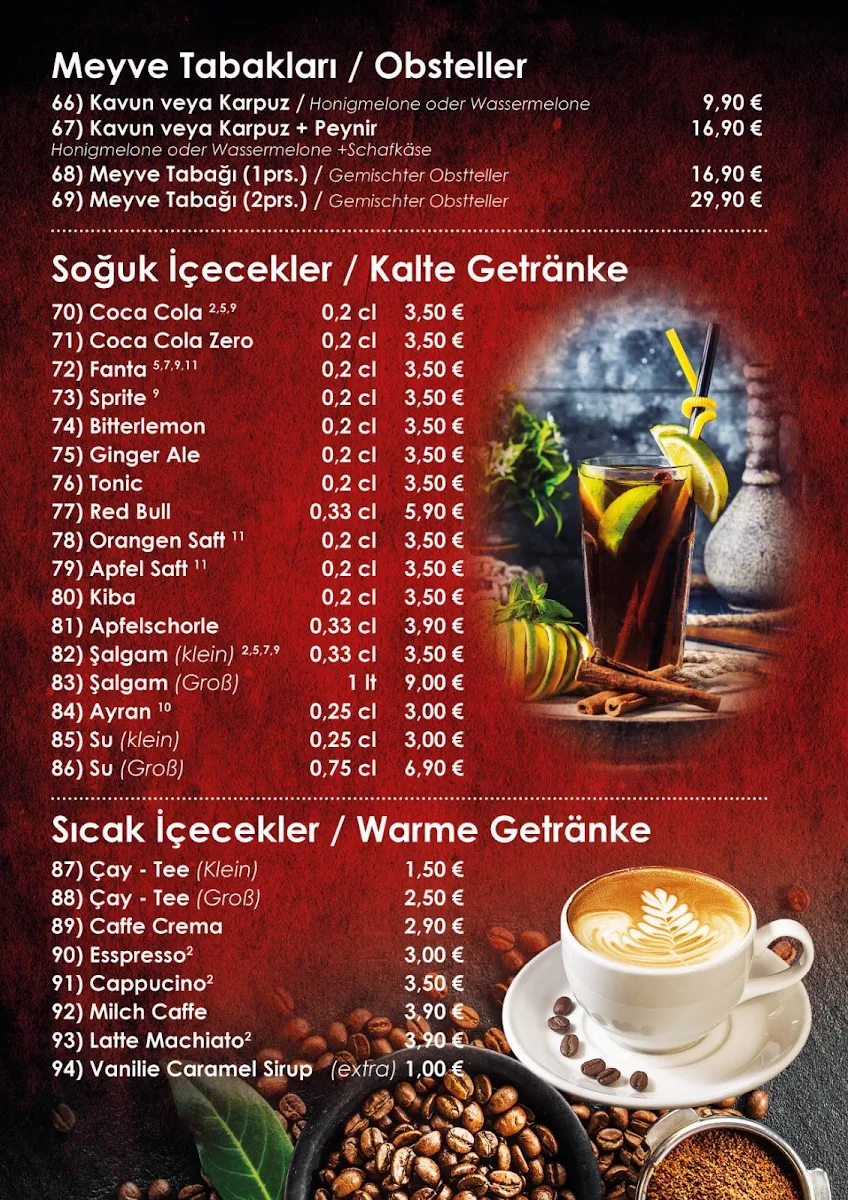 Speisekarte photo 2