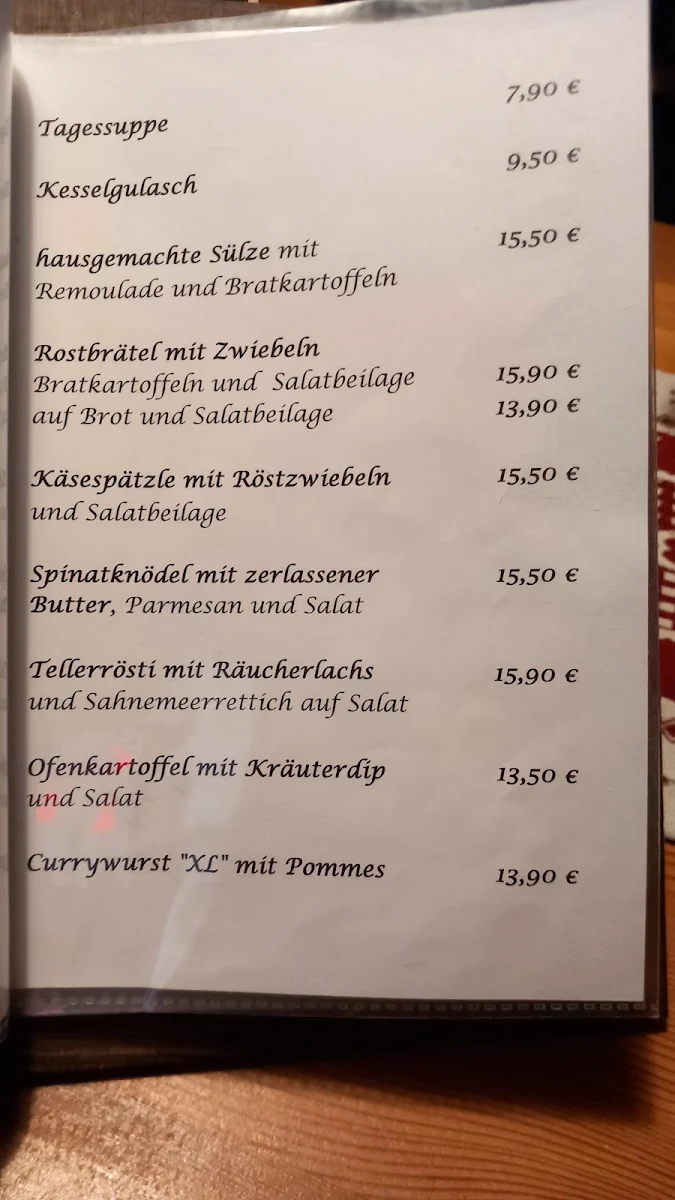 Speisekarte photo 3