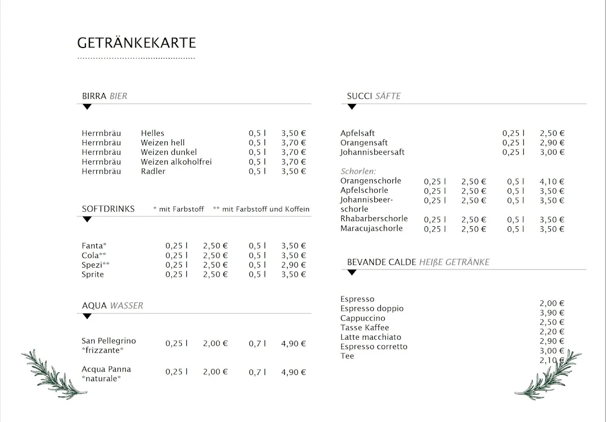 Speisekarte photo 7