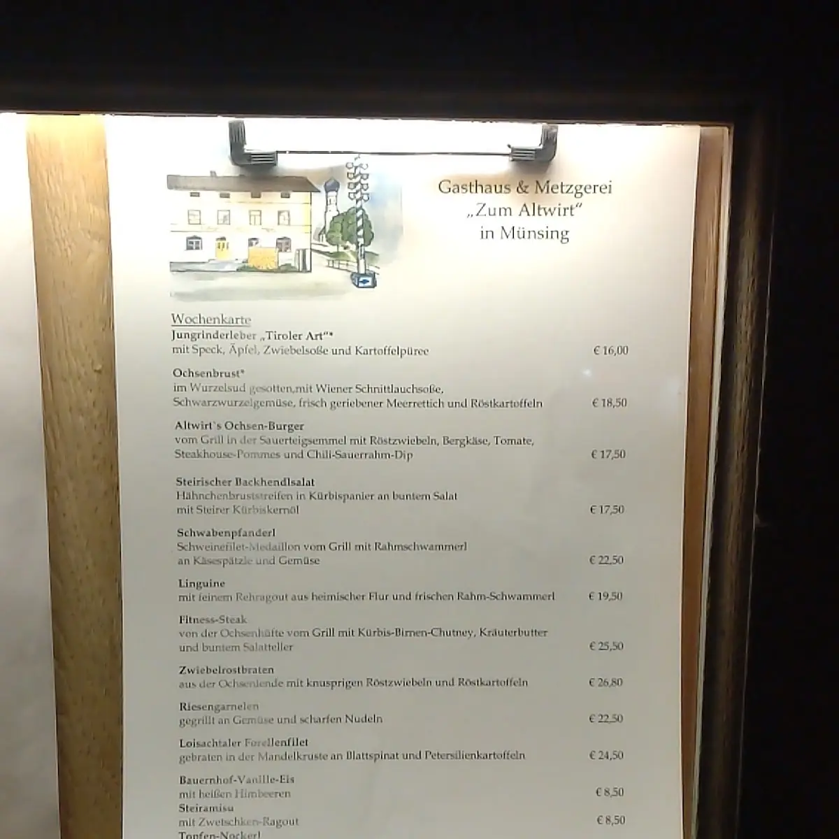 Speisekarte photo 2