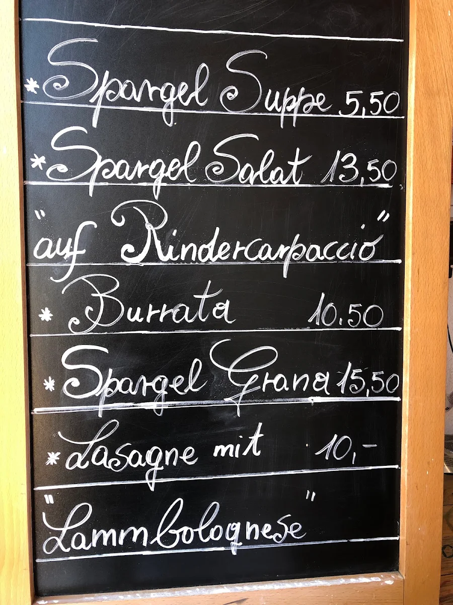 Speisekarte, Ristorante Il Gufo