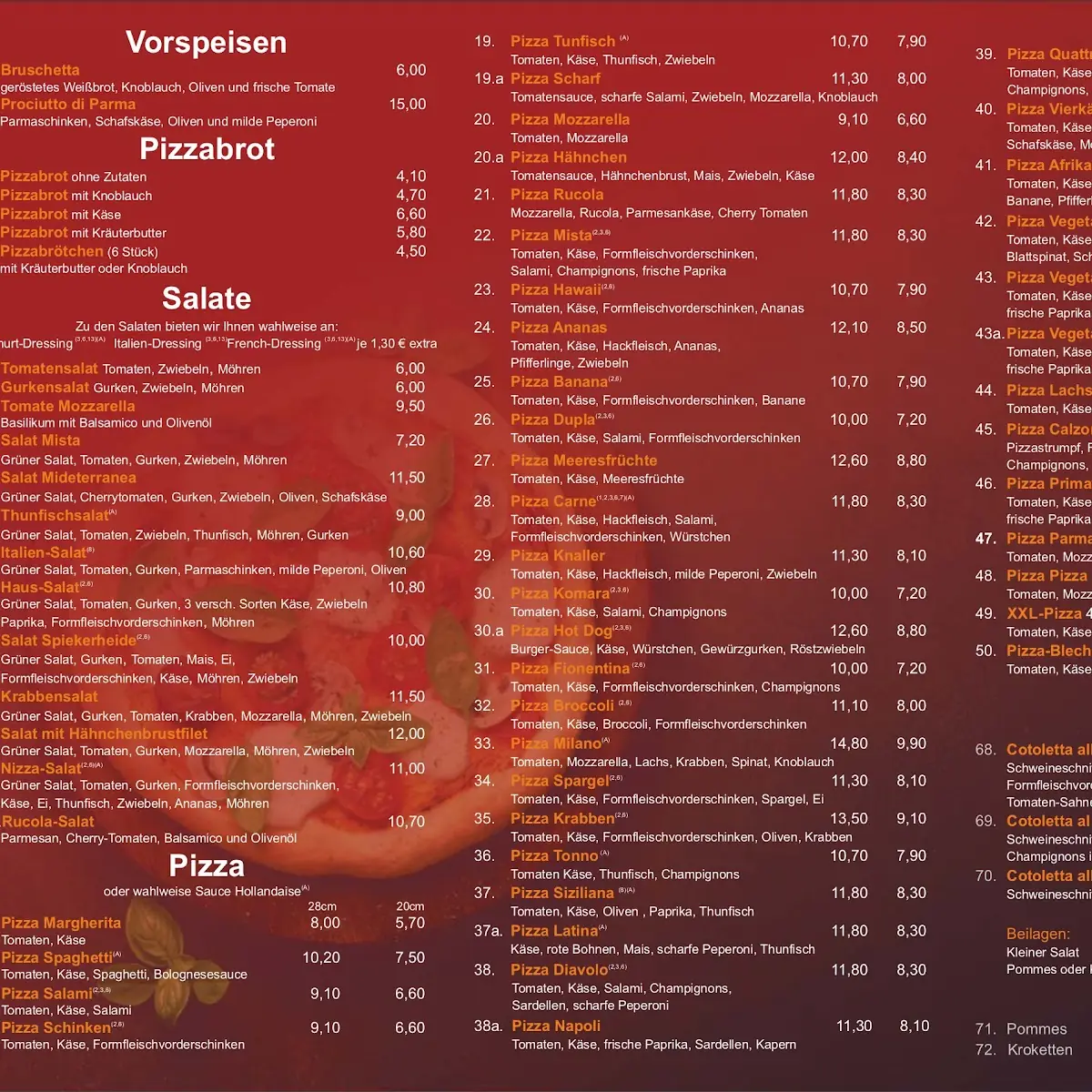 Speisekarte photo 2