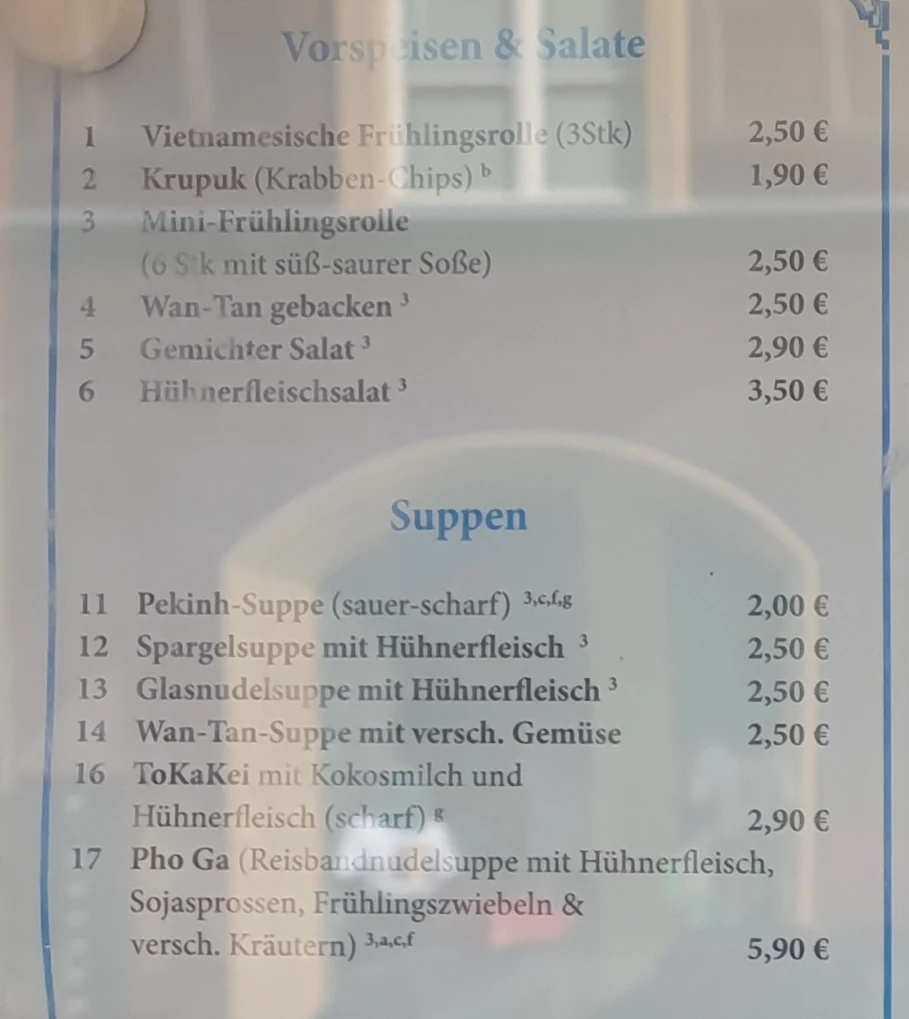 Speisekarte photo 4
