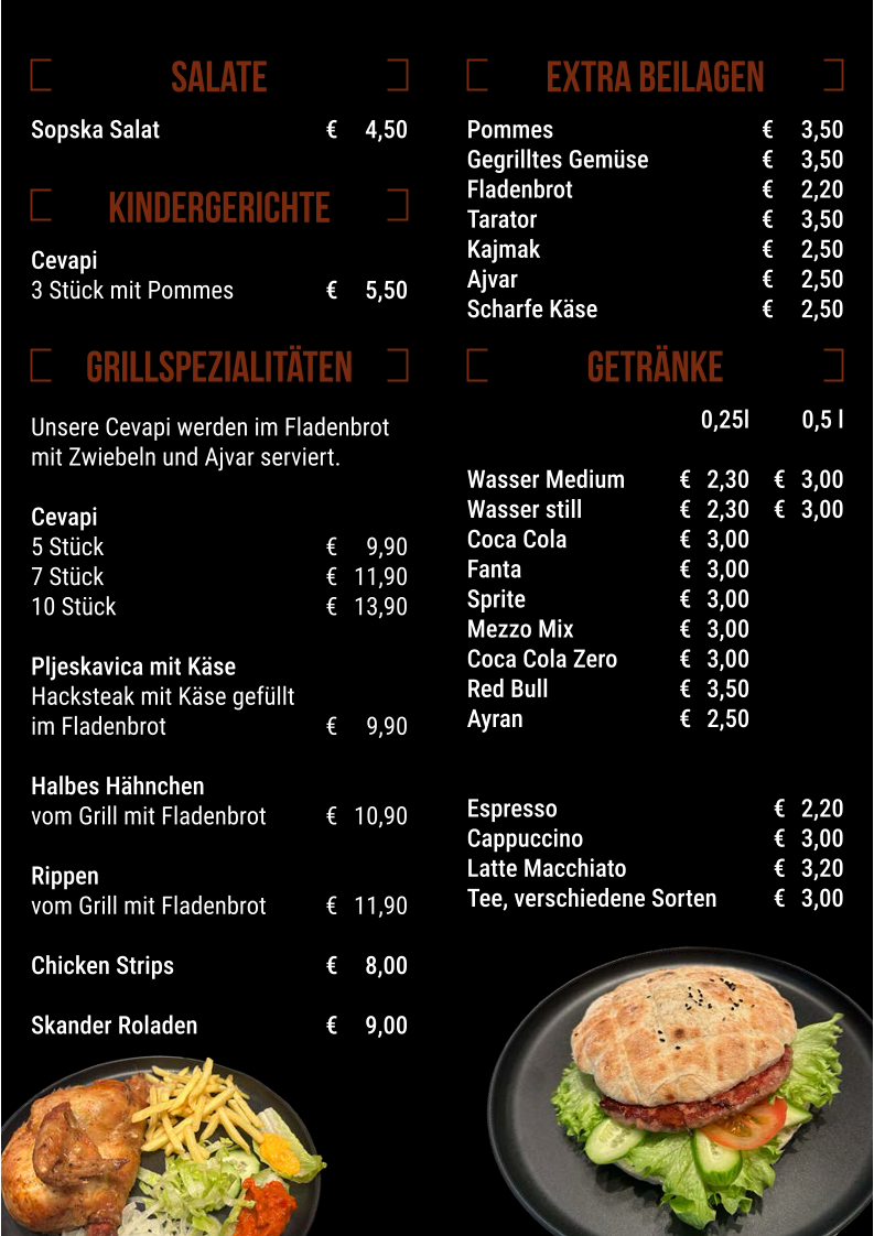 Speisekarte photo 1