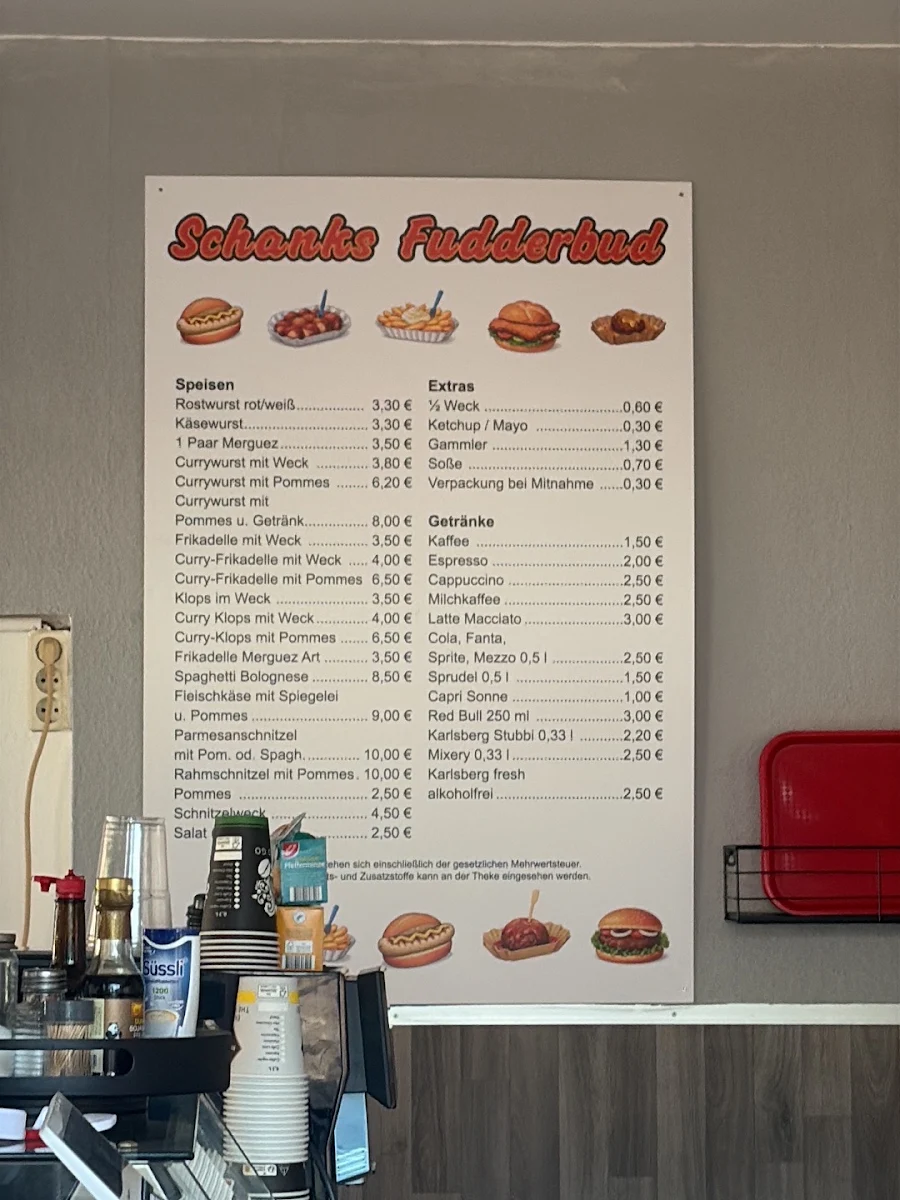 Speisekarte, Imbiß Brutzelecke