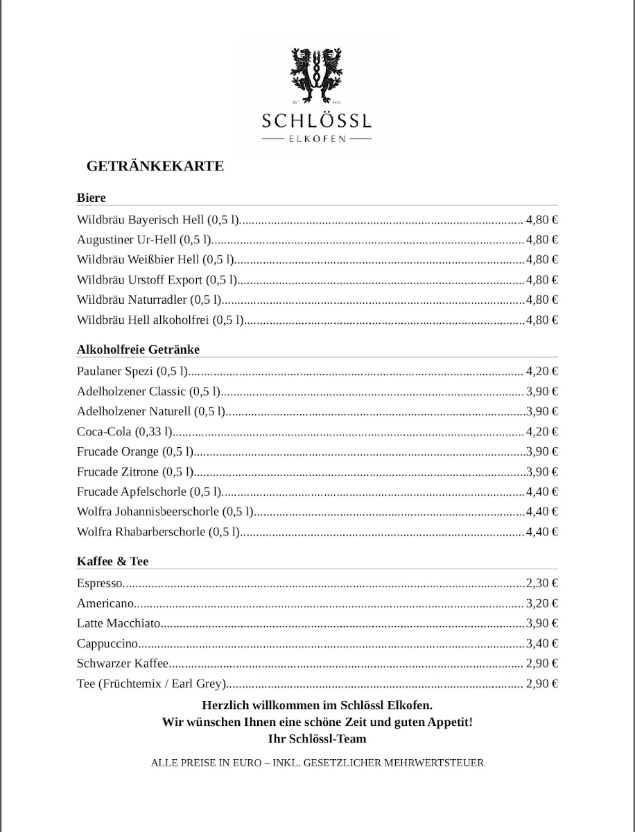 Speisekarte photo 3