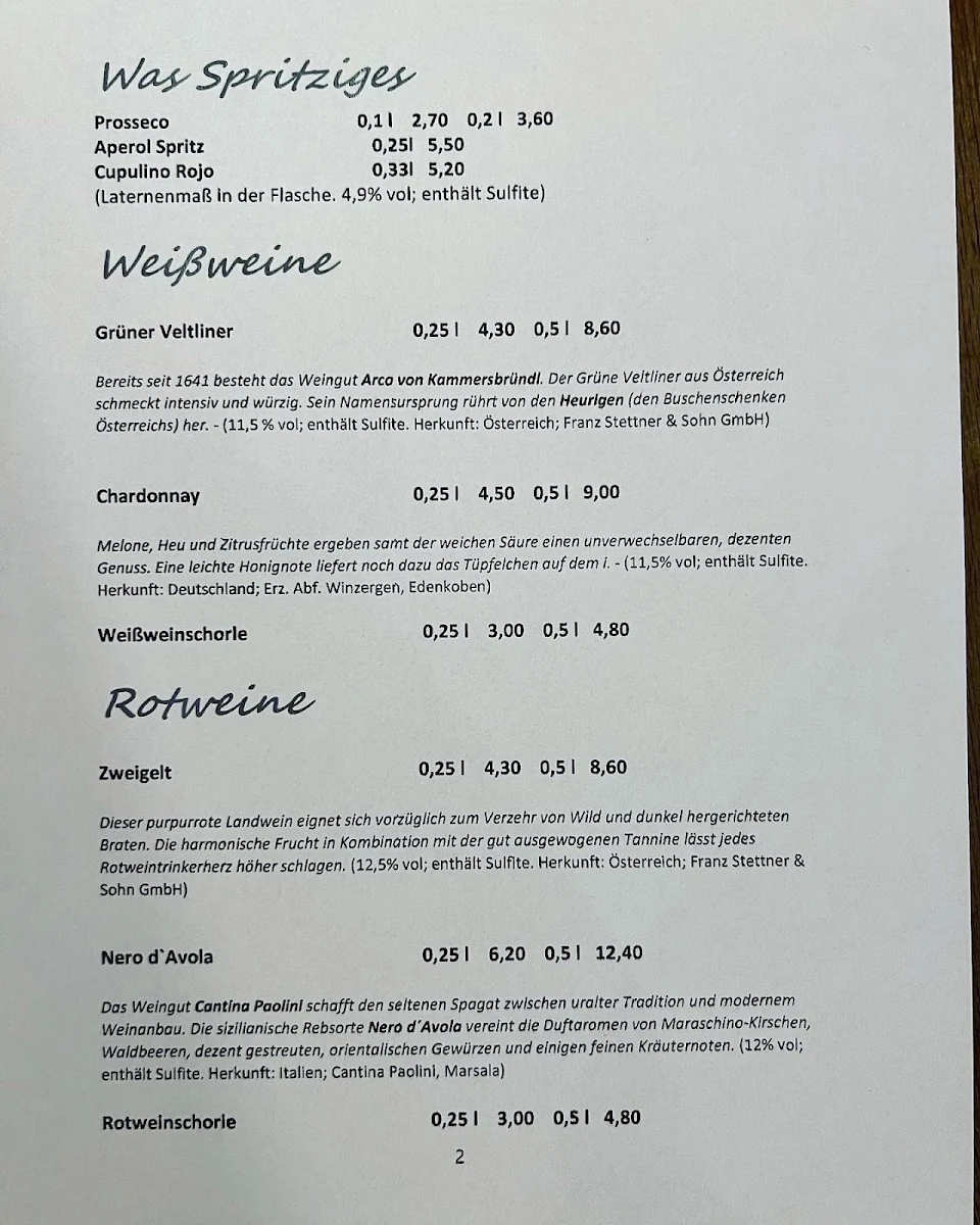 Speisekarte photo 4