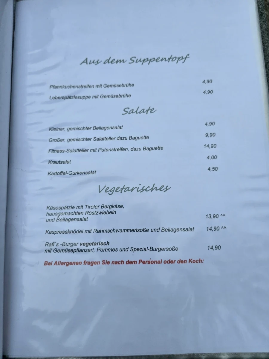Speisekarte photo 8