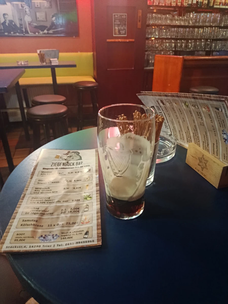 Speisekarte, Ziegenbock.Bar