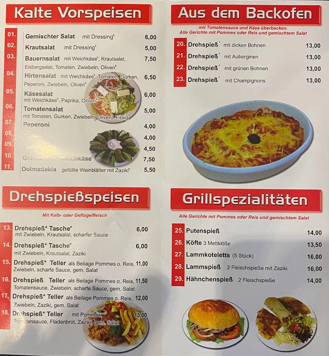Speisekarte photo 4