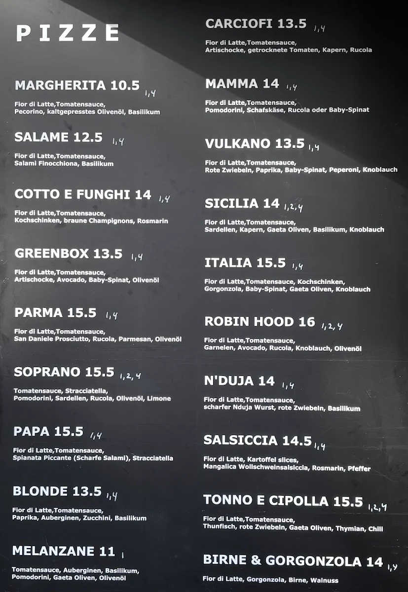 Speisekarte photo 2