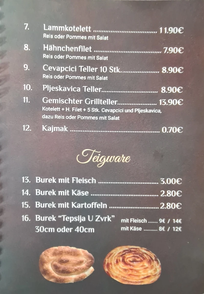 Speisekarte photo 4