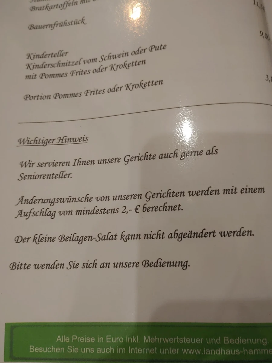 Speisekarte photo 5