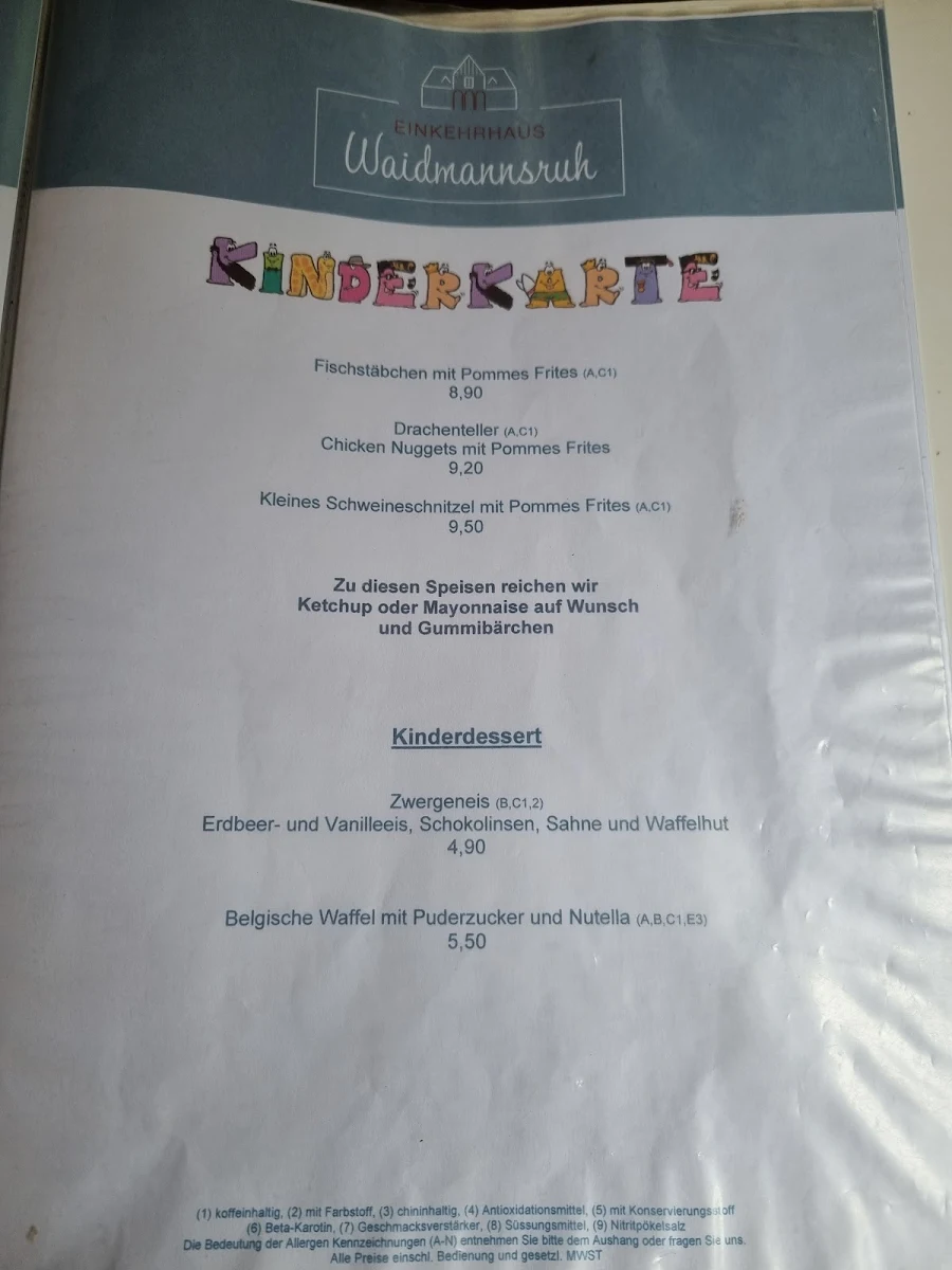 Speisekarte photo 2