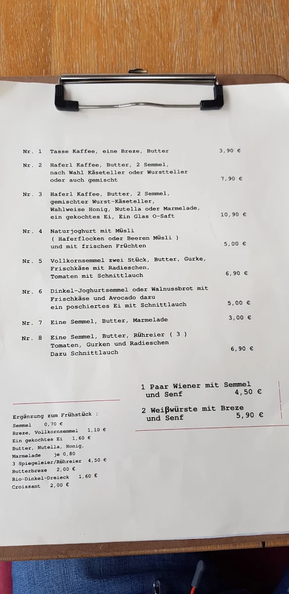 Speisekarte photo 1