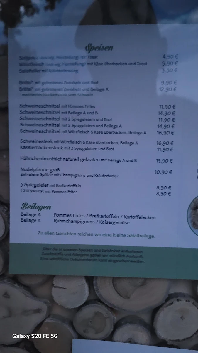 Speisekarte photo 2