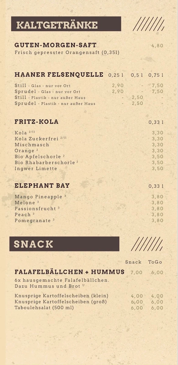 Speisekarte photo 4