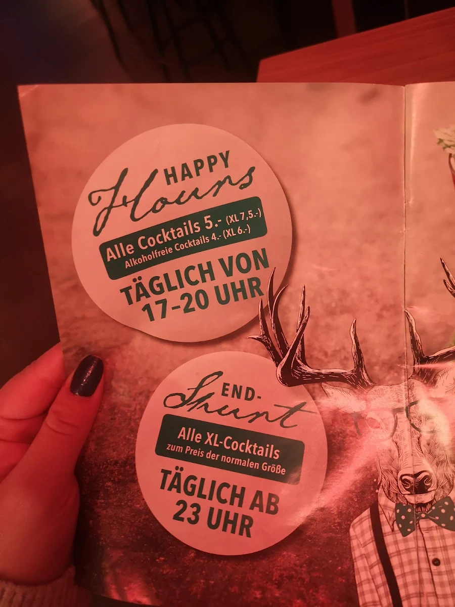 Speisekarte, Platz.Hirsch
