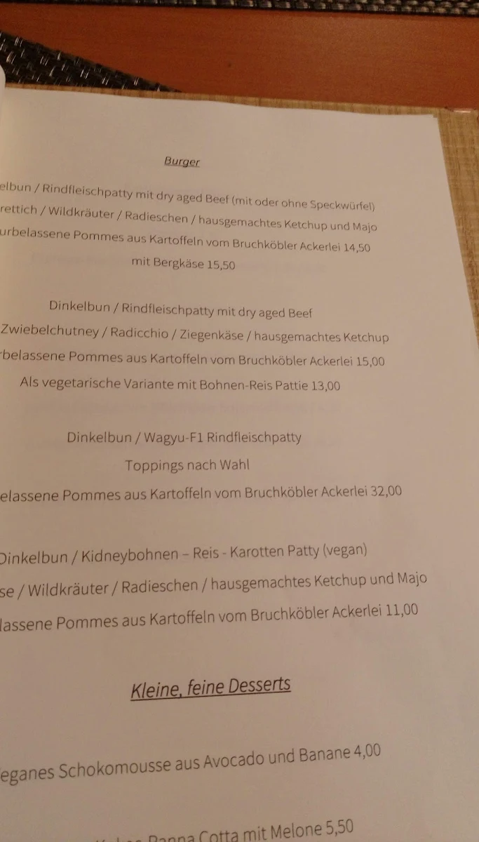 Speisekarte photo 5