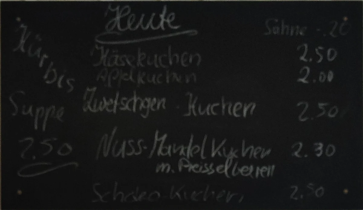 Speisekarte photo 2