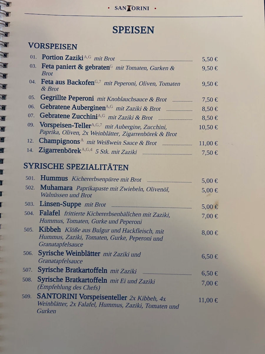 Speisekarte photo 2