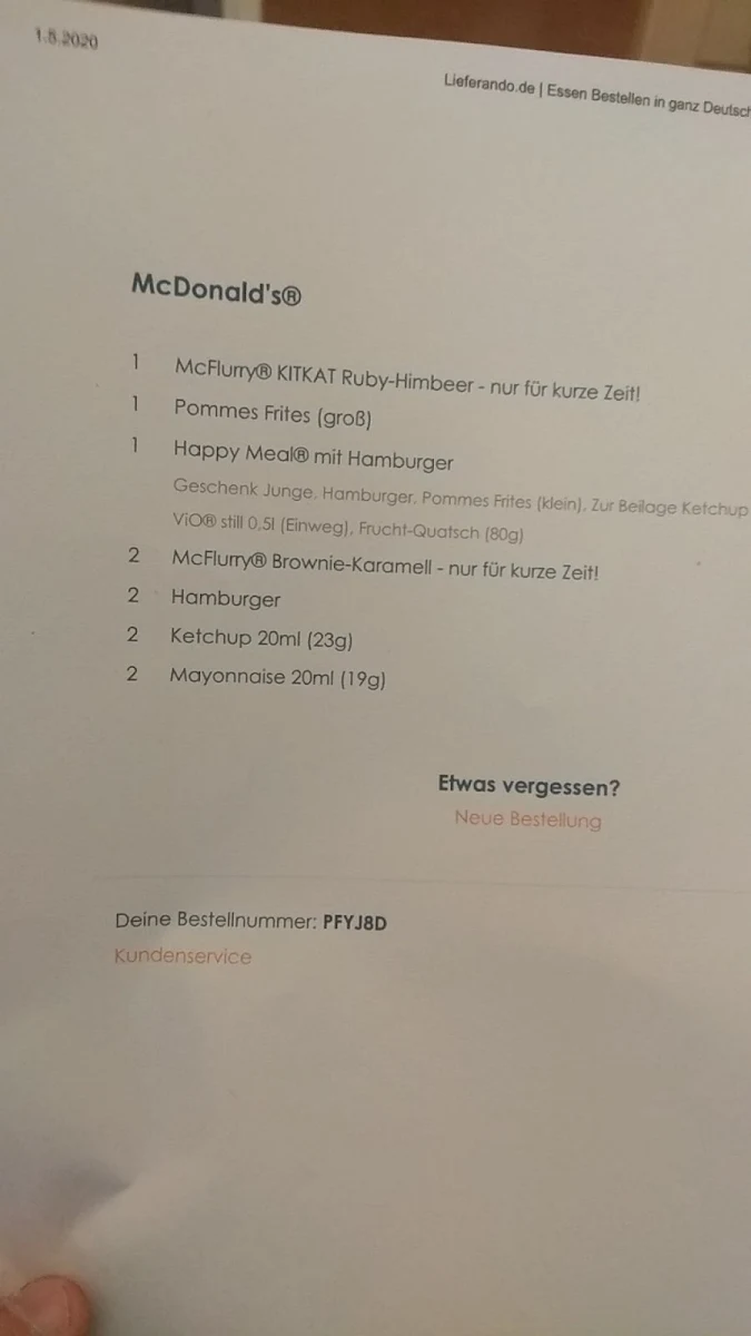 Speisekarte photo 1