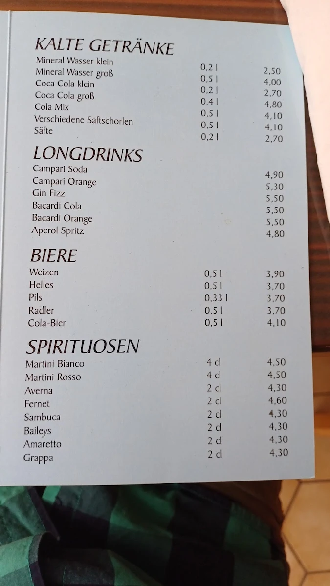 Speisekarte photo 2