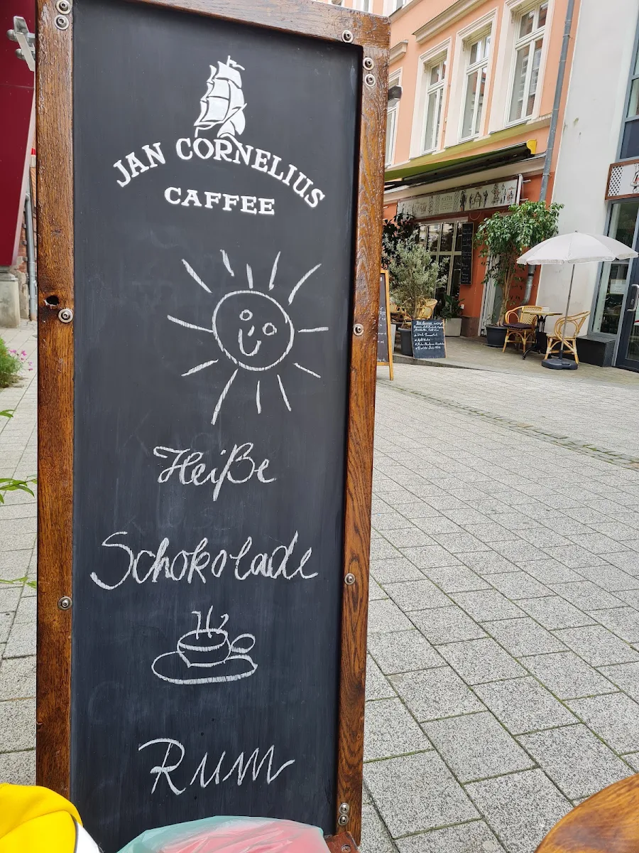Speisekarte, Jan Cornelius Café