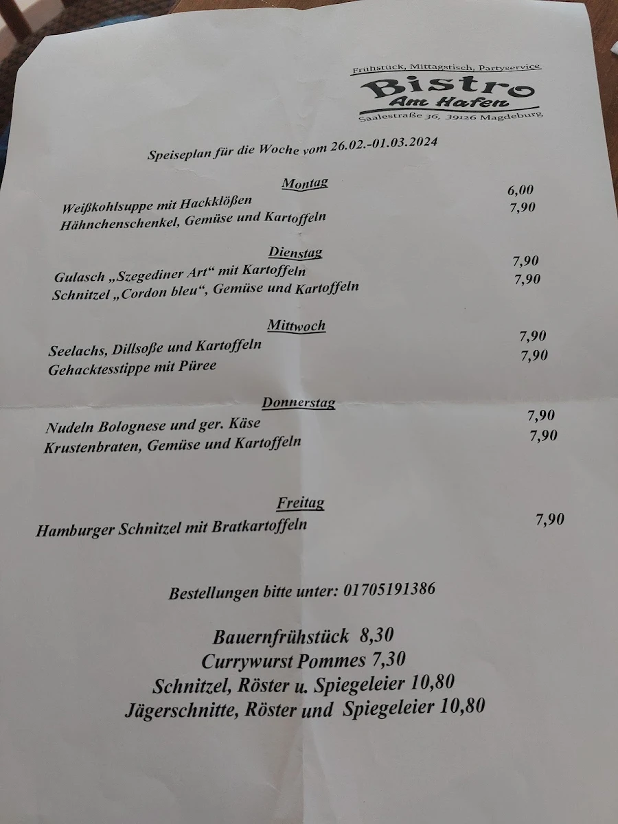 Speisekarte photo 2