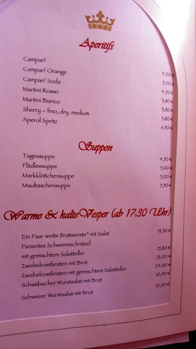 Speisekarte photo 3