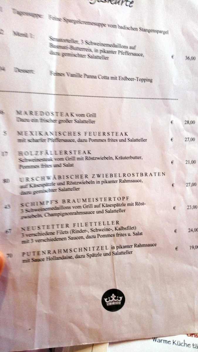 Speisekarte photo 5