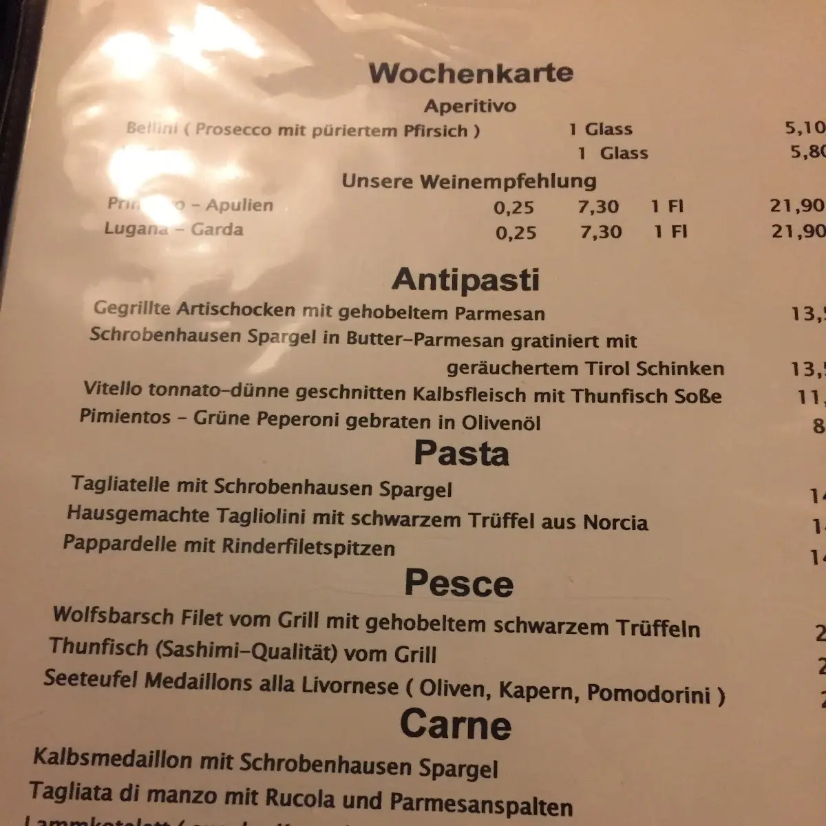 Speisekarte photo 1