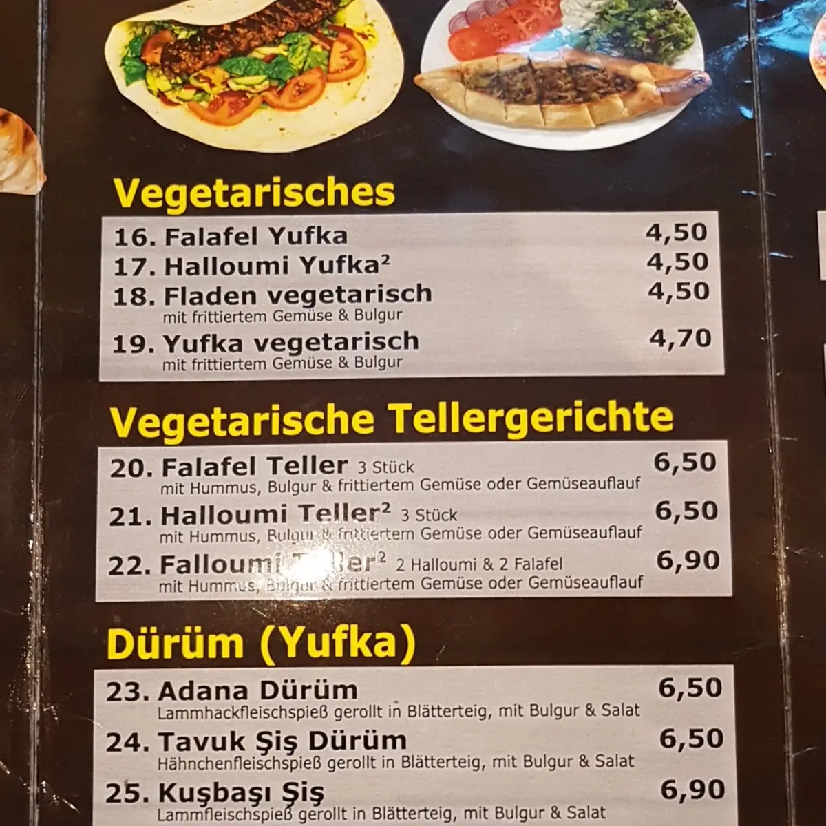 Speisekarte photo 1