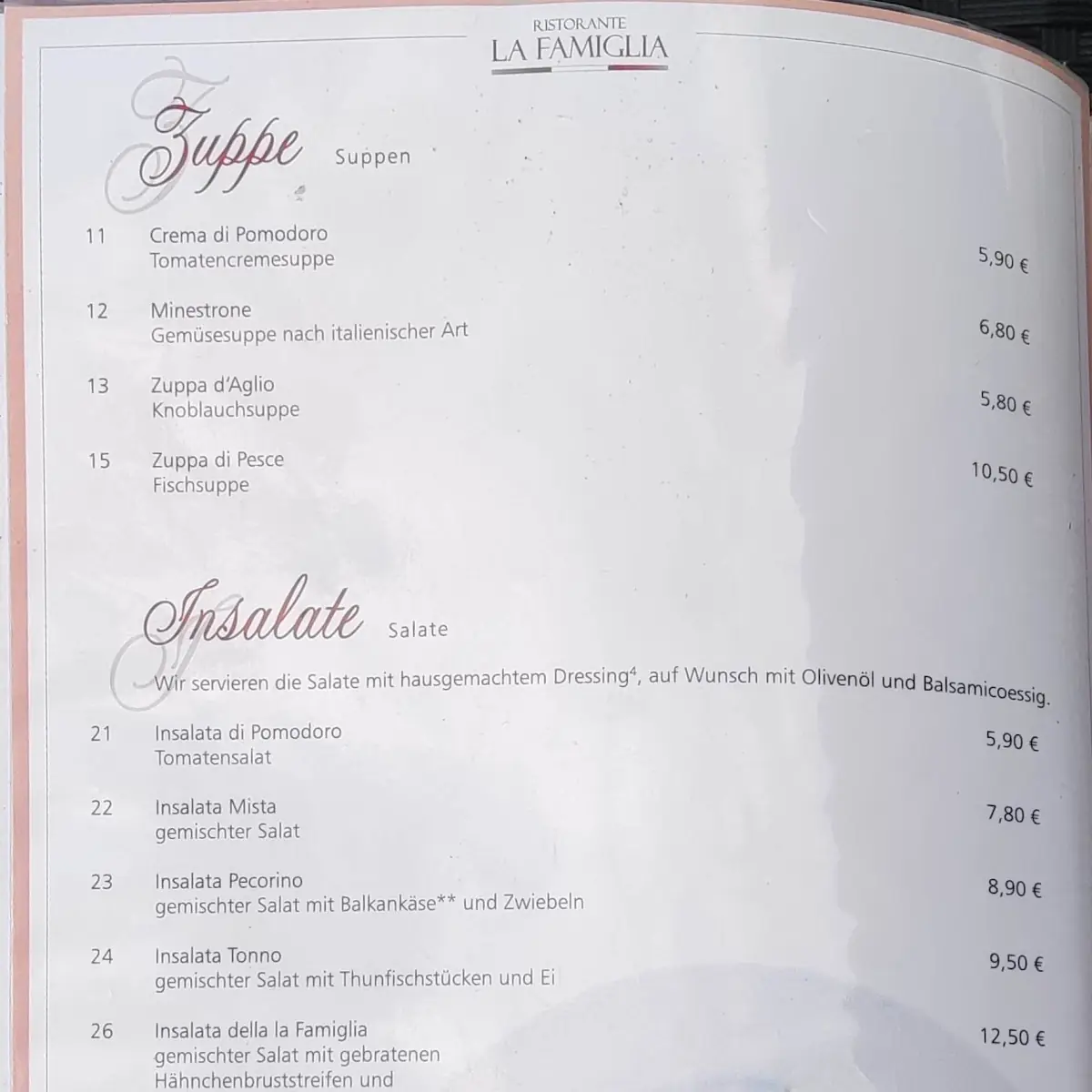Speisekarte photo 9