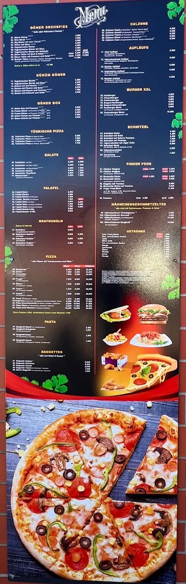 Speisekarte, Berlin Döner