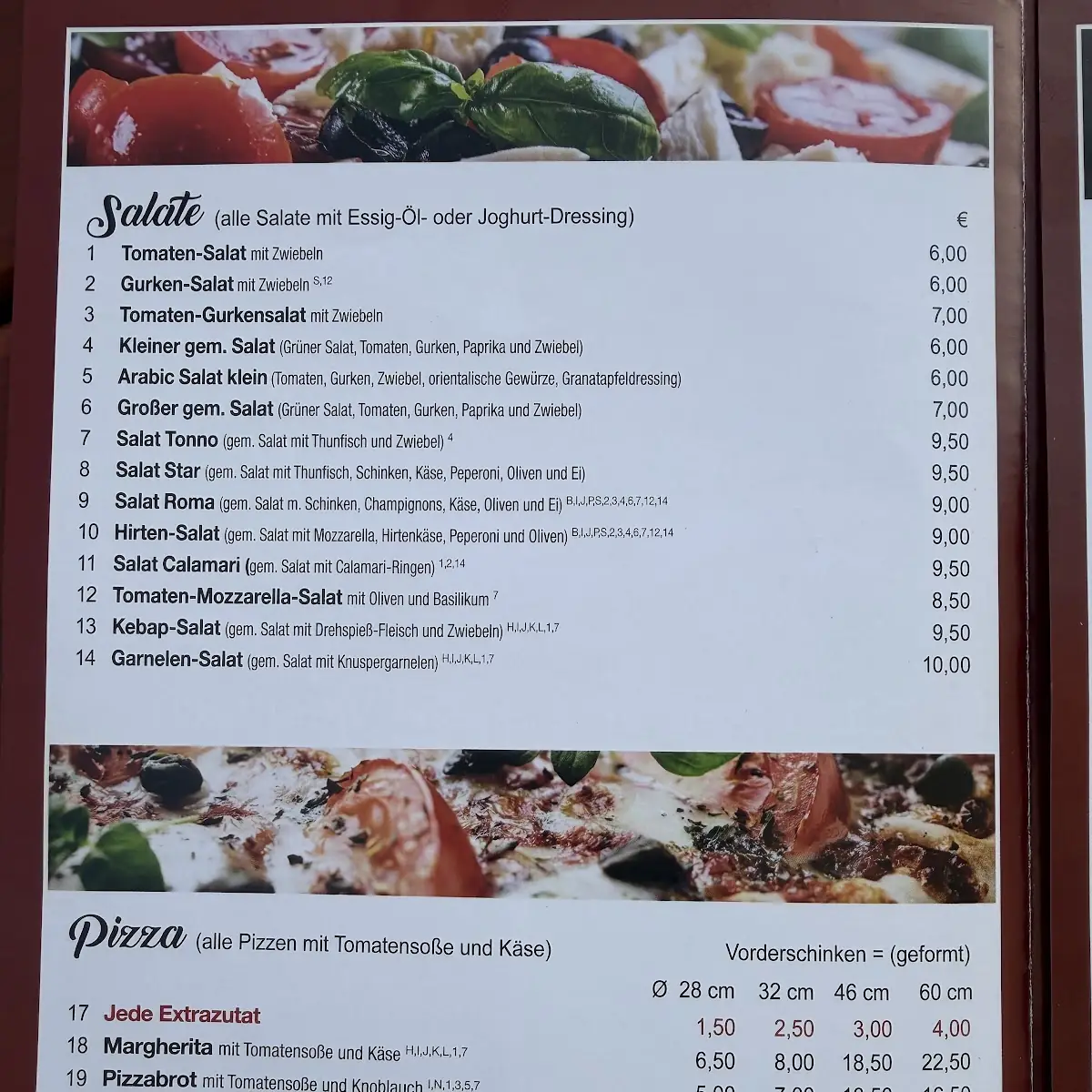 Speisekarte photo 2