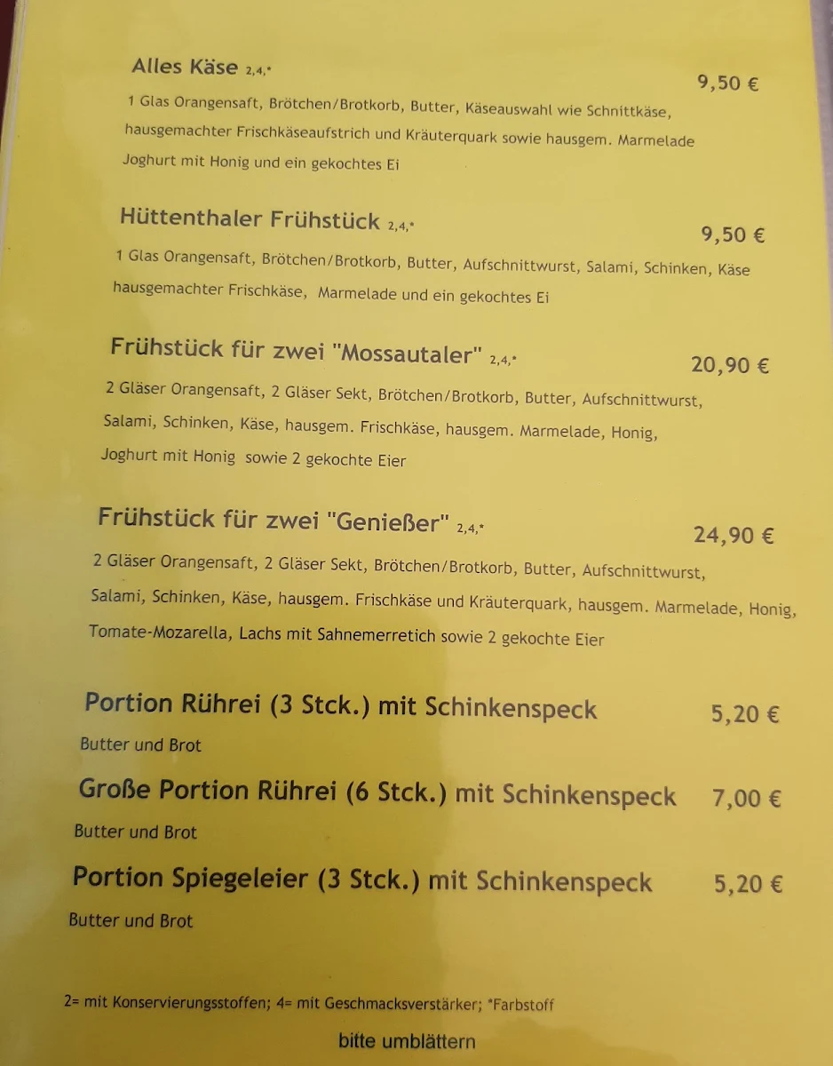 Speisekarte photo 3