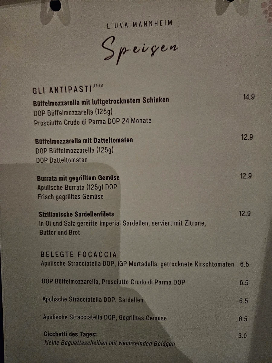 Speisekarte photo 2